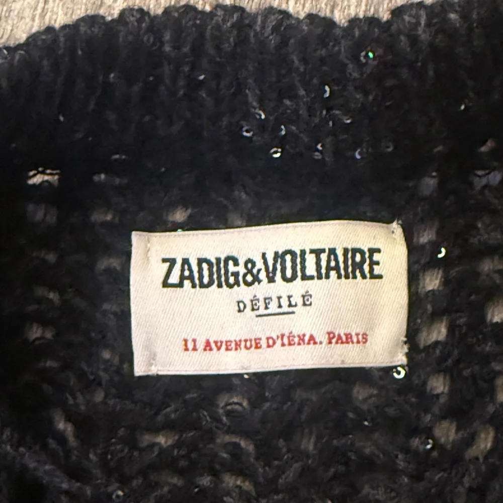 Zadig & Voltaire Defile Halty Weco Cashmere-Blend Open-Knit Top S